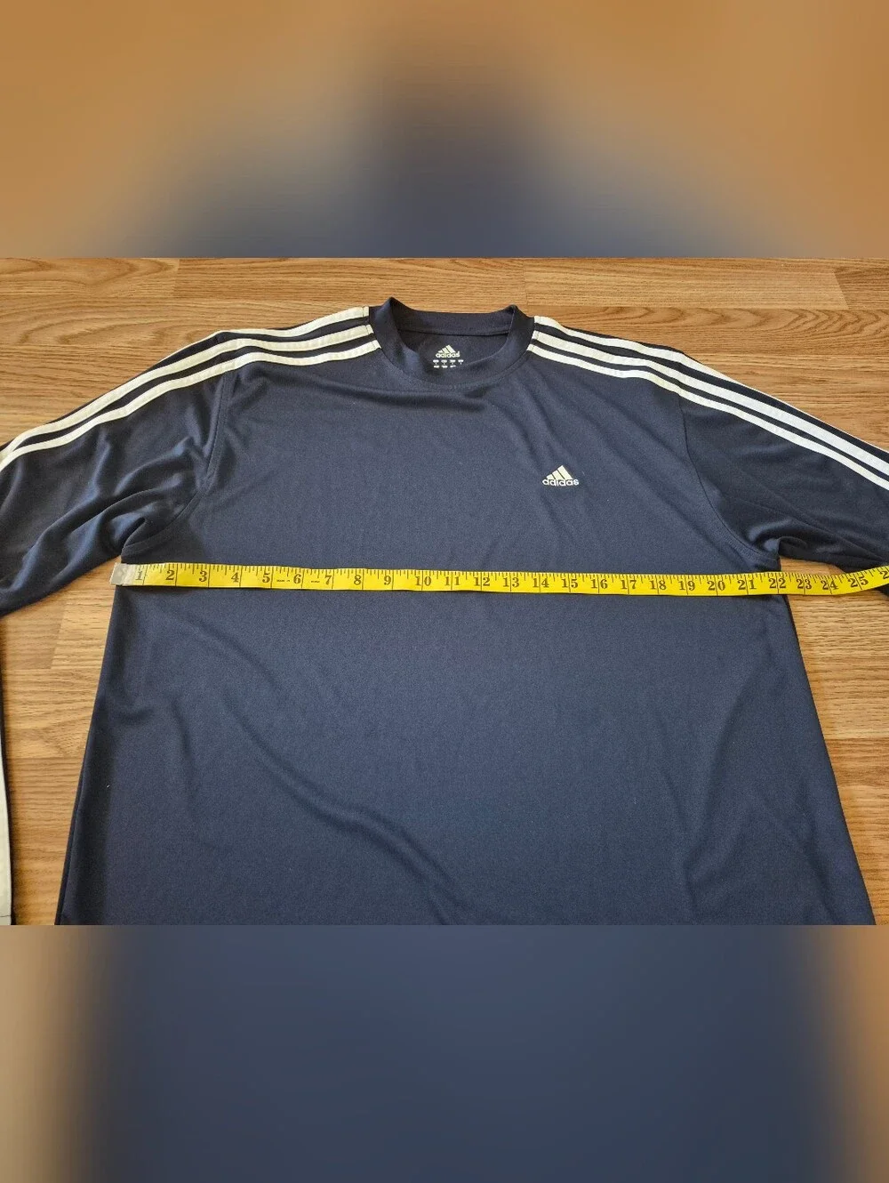 Adidas Climalite Men's Blue Long-Sleeve Shirt